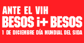 Banner Ante el VIH Beos y más besos                         