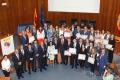 14/07/2015 - Fotografía de familia del acto de Adhesión de 27 compañías a la red Empresas por una Sociedad Libre de Violencia de Género, presidido por el ministro de Sanidad, Servicios Sociales e Igualdad, Alfonso Alonso.